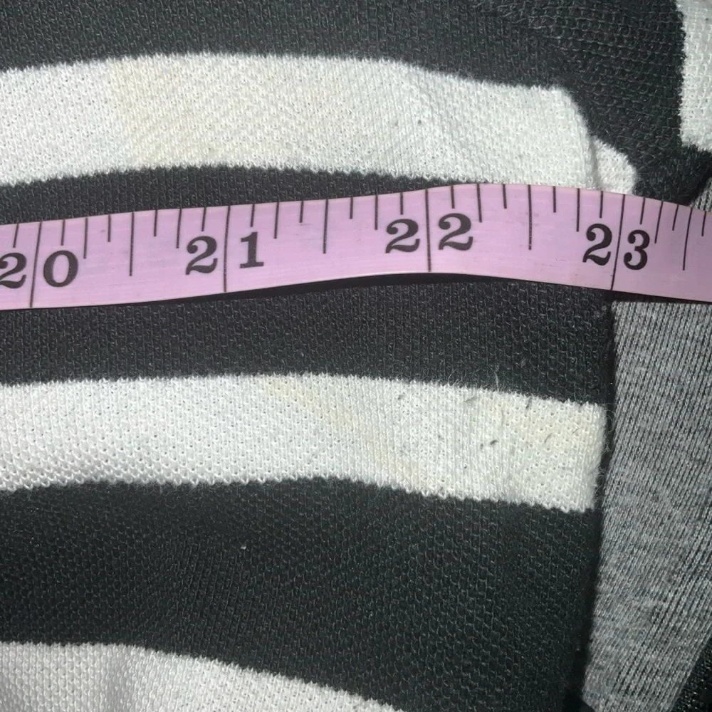 Ralph Lauren Black and White Striped Polo Shirt